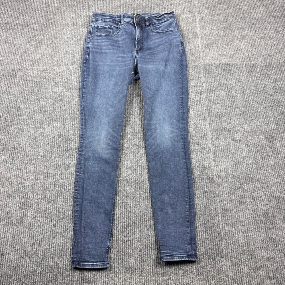 Express Denim Perfect High Rise Legging Jeans Dark Wash Blue 6R 007198378